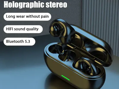 Novo Fone De Ouvido Bluetooth HiFi Stereo Bass TWS Com Microfone Cancelamento De Ruído Confortável Para Usar