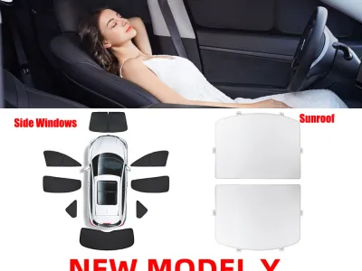 For Tesla Model Y Juniper 2025 Launch Sun Shade Front Rear Side Window Sunshade Windshield Sun Visor Outdoor Camping Accessories