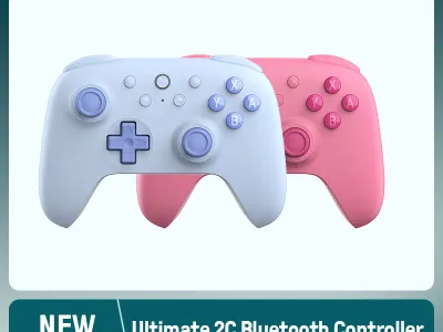 8BitDo - Ultimate 2C Wireless Hall Effect Joysticks Bluetooth Gaming Controller for Nintendo switch 2, 1, oled Lite