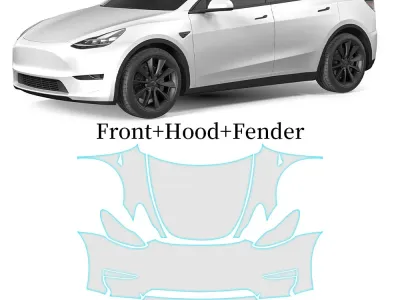 For Tesla Model Y 2020 2021 2022 2023 TPU Scratch Resistant Car Paint Protection Film Clear Bra PPF Decal Kit Accessories