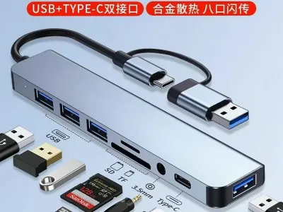 USB C HUB Type C Splitter Thunderbolt 3 Docking Station Laptop Adapter With For Macbook Air M1 iPad Pro RJ45 HDMI