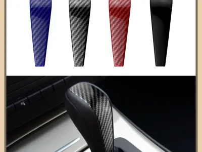 Car Gear Shift Knob Sticker Trim for BMW 3Series E87 E90 E91 E92 E93 E84 2006-2012 Decoration Cover Accessories