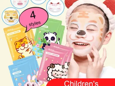 1/5/8 PCS Animal Character Face Masks Hydrating Spa Masks Sheet with Hyaluronic Acid, Skincare Party Facial Masks for Kids Teens
