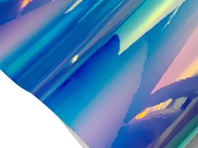 Chrome Sticker Car Sticker Rainbow Film Cool Gradient Electroplated Vinyl Auto Tuning Wrap Motorcycle Sticker Car Accessorie