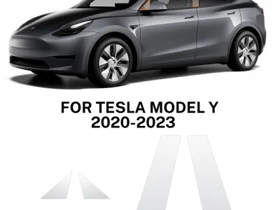 For Tesla Model Y 2020 2021 2022 2023 Lamp Doors B Pillars PPF TPU Car Protective Film Transparent Body Sticker Paint Protection