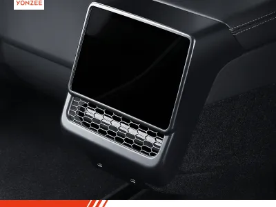 YZ For Tesla Model 3/Y Highland Juniper  Rear Center Console Air Outlet Cover Vent Outlet Dust Cover Car Styling Accessories