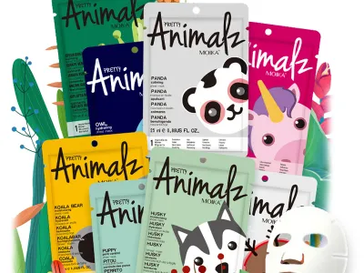 1 Pcs Animal Moisturizing Face Mask hydrating Facial Mask Collagen Hyaluronic Acid Sheet Masks Skin Care Facial Care Products