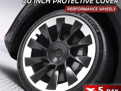 For Tesla Model Y 20 Inch Rim Wheel Hub Protection Patch Protectors ABS Wheel Guard Covers Accessories Auto Exterior 2018-2024