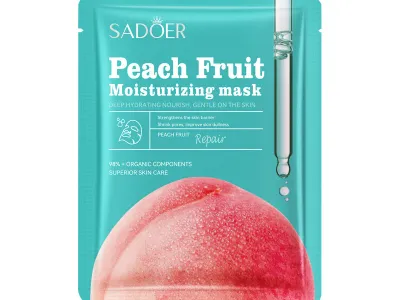 Face Mask Moisturizing Firming  5pcs SADOER Plant Fruit  Hydrating  Face Sheet Mask Facial Masks Skin Care Brightening skincare