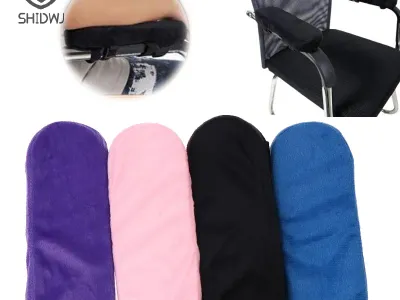 1/2Pcs Memory Foam Soft Armrest Winter Popular Comfortable Car Chair Arm Pillow Hand Pad Auto Replacement Accessories