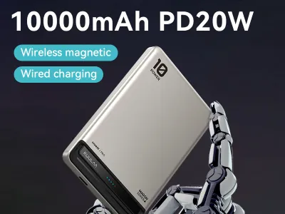 KUULAA 10000Ah Power Bank Magnetic Wireless 20W Fast Charging Portable charger For magsafe For iPhone 17 16 15 Por Max PowerBank