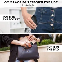 Portable Handheld Mini Fan with Power Bank thumbnail 2