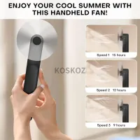 Portable Handheld Mini Fan with Power Bank thumbnail 4
