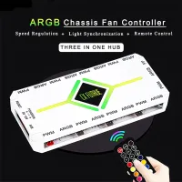 9-Port ARGB PWM Fan Hub with Remote thumbnail 4
