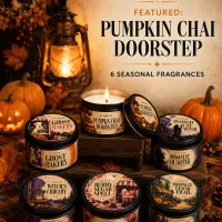 Pumpkin Chai Scented Candle Gift Set (6-Pack) thumbnail 1