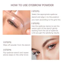 Waterproof Eyebrow Stamp Stencil Kit thumbnail 6