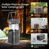 Solar Camping Lantern 2/4-Pack thumbnail 3