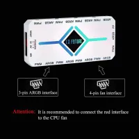 ARGB PWM Fan Controller Hub with Remote thumbnail 2