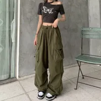 Women Y2K Wide Leg Tech Joggers thumbnail 3