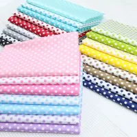 Dots Printed Cotton Fabric by Meter thumbnail 1
