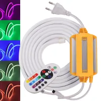 5050 RGB Neon LED Strip Light Remote thumbnail 4
