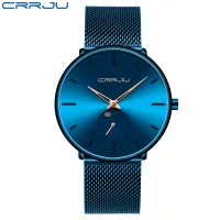 CRRJU Blue Minimalist Men's Watch thumbnail 2