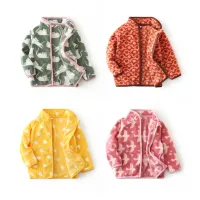 Kids Dinosaur Fleece Zip-Up Jacket thumbnail 3