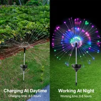 Solar Firework Garden Lights thumbnail 4