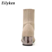 Women's Knitted Sock Ankle Boots thumbnail 4