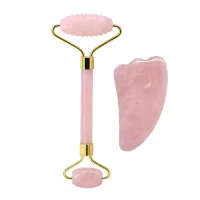 Rose Quartz Jade Eye Mask & Gua Sha Set thumbnail 5
