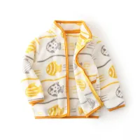 Kids Dinosaur Fleece Zip-Up Jacket thumbnail 5