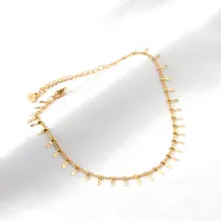 Gold Starfish Tassel Anklet Bracelet thumbnail 6