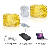 LED Fairy String Lights USB Remote thumbnail 2