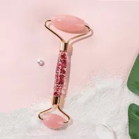 Rose Quartz Eternal Flower Jade Roller & Gua Sha Set thumbnail 1