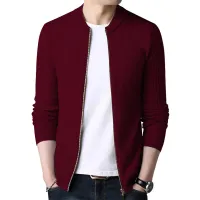 Men's Slim Fit Knit Cardigan Jacket thumbnail 5
