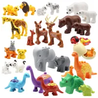 Zoo Animals Big Building Blocks Set thumbnail 1