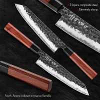 HEZHEN Japanese Knife Set (3-Piece) thumbnail 3