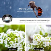 APEXEL 6-in-1 Smartphone Lens Kit thumbnail 4