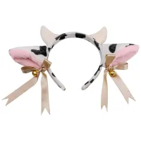 Plush Cow Ear Cosplay Headband thumbnail 2