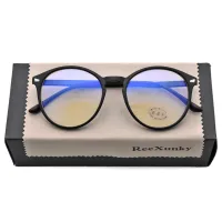 Vintage Round Anti Blue Light Glasses thumbnail 1
