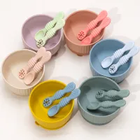 Baby Silicone Spoon Fork Training Set thumbnail 2
