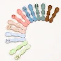 Baby Silicone Spoon Fork Training Set thumbnail 1