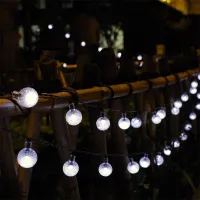 60 LED Solar Crystal Globe String Lights thumbnail 5