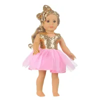 Princess Lace Dress for 18" Dolls thumbnail 2