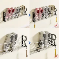 2-Pack Over Door Shoe Rack Organizer thumbnail 5