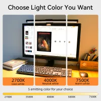 Stepless Dimming LED Monitor Light Bar thumbnail 4