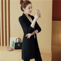 Plus Size 4XL Black Oversized Blazer thumbnail 5