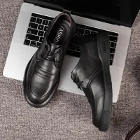 Men's Leather Oxford Dress Shoes Size 38-45 thumbnail 4