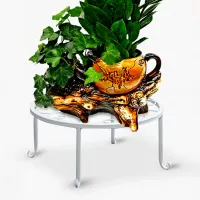 Iron Balcony Plant Shelf thumbnail 3
