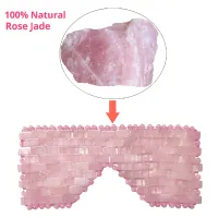 Rose Quartz Jade Eye Mask & Gua Sha Set thumbnail 4